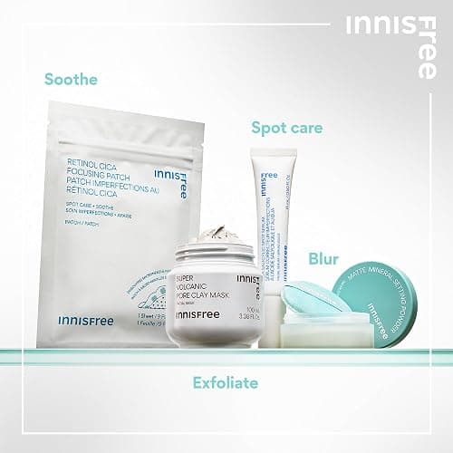 innisfree No-Sebum Matte Mineral Setting Powder, Korean Makeup, Blurring Loose Powder, Fragrance Free, Translucent thumbnail 6