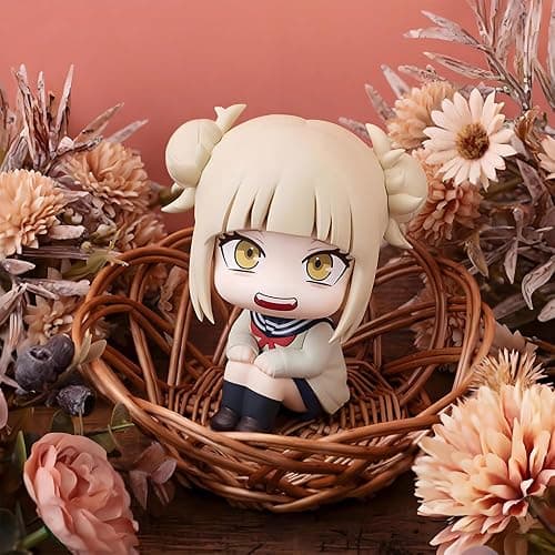YLQANONG MHA Figures Midoriya Izuku/Toga Himiko/Todoroki Shouto Anime Look Up Figure Statues MHA Anime Action Figurine 10CM(3.94IN) thumbnail 2