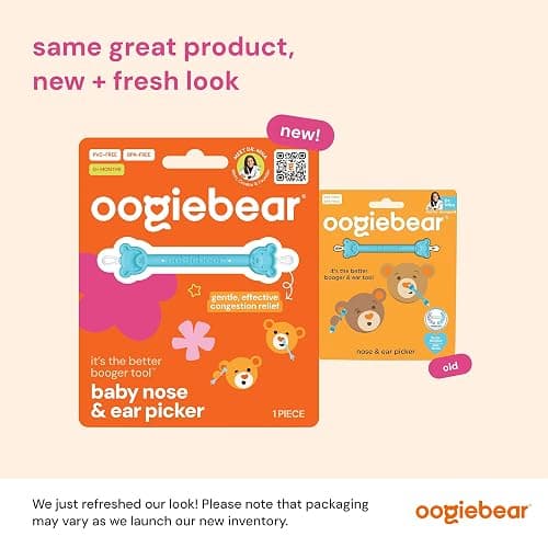 oogiebear Baby Nose & Ear Picker, Safe Booger Remover Tool, 1 Piece, Blue | Safe Dual-Ended Nose Cleaner & Ear Wax Remover for Newborns, Infants & Toddlers, BPA-Free, Patented, Baby Registy Essential thumbnail 4