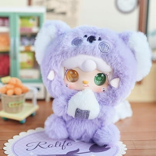CALEMBOU Plush Blind Box Figures, Kawaii Yooki Hug Food Shop Series Stuffed Animals Mystery Box Toys, Cute Anime Vinyl Plushies Collectible Birthday Gifts for Girls (Yooki Hug Food Shop 1pc) thumbnail 7