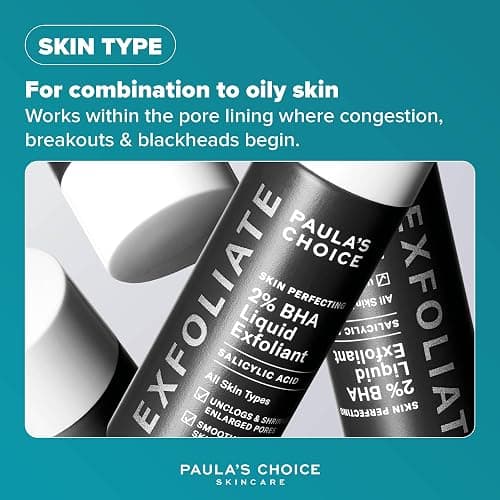 Paula's Choice SKIN PERFECTING 2% BHA Liquid Exfoliant - Face Exfoliating Peel Fights Blackheads & Enlarged Pores - for a Healthy Glow - with Salicylic Acid - Combination & Oily Skin - 30 ml thumbnail 3