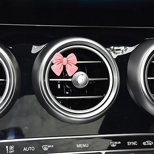 6PCS Pink Bow Car Air Freshener Vent Clips, Aesthetic Girly Car Decor Accessories, Cute Vent Diffusers for Women and Girls, Coquette Style Auto Interior Decoration thumbnail 4