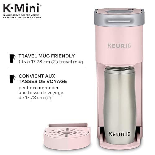 Keurig K-Mini Single Serve K-Cup Pod Coffee Maker, Featuring An Ultra-sleek Design, Dusty Rose thumbnail 5