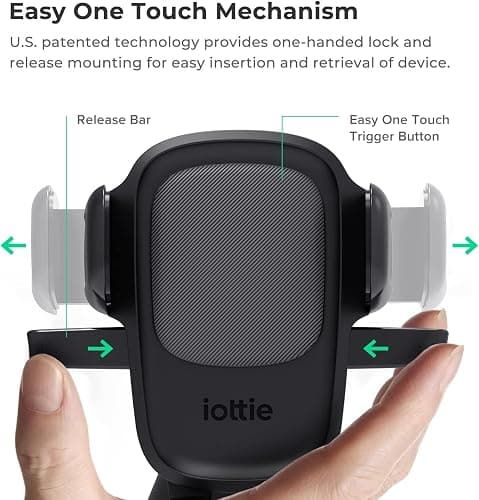 iOttie Easy One Touch Signature CD Slot Mount - Universal Car Phone Holder for iPhone, Google, Samsung, Moto, LG, and all other Smartphones thumbnail 2