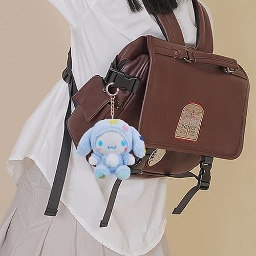 Roffatide Cartoon Keychain Plush Stuffed Key Chain Cute Key Ring Gifts for Women Perfect Cartoon Key Chain for Female Male thumbnail 5