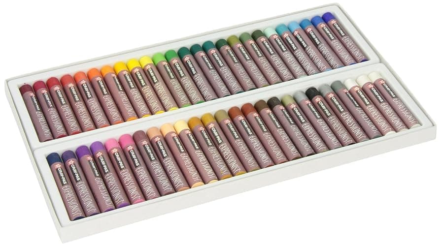 SAKURA XLP50 50-Piece Cray-Pas Expressionist Oil Pastel Set, Assorted Color thumbnail 4