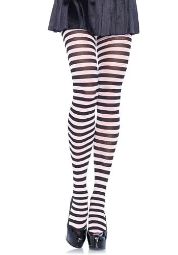 Leg Avenue Women's Nylon Striped Tights thumbnail 2