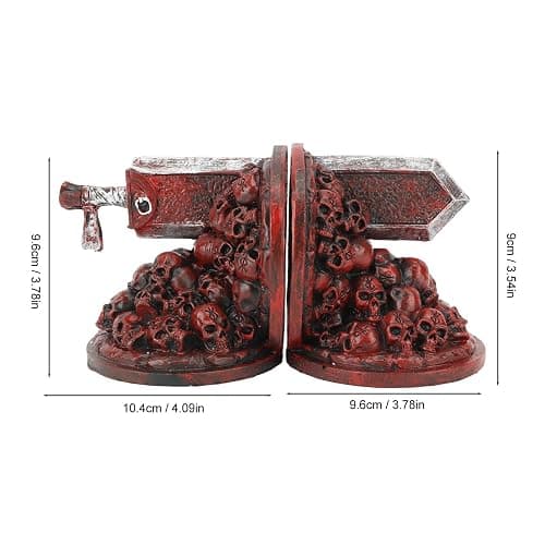 Yulatik Berserk Bookends for Shelves, Resin Dragon Slaying Knife Dragon Slayer Bookends Desk Decoration for Children's Desk Fantasy Book Ends thumbnail 9