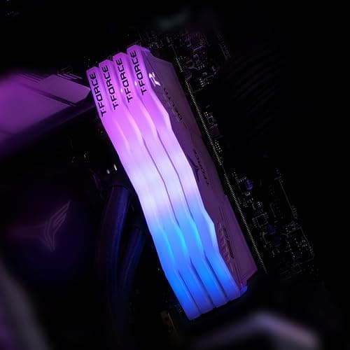 TEAMGROUP T-Force Delta RGB DDR5 Ram 32GB (2x16GB) 6000MHz PC5-48000 CL30 Intel XMP 3.0 & AMD Expo Compatible Desktop Memory Module Ram White FF4D532G6000HC30DC01 thumbnail 7