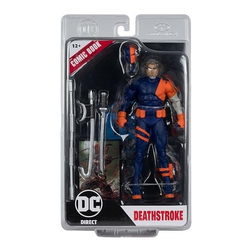 McFarlane Toys - DC Direct Page Punchers Deathstroke (DC Rebirth) 7in Figure with Comic thumbnail 6