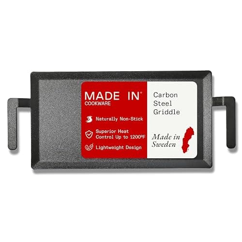 Made In Cookware | Carbon Steel Griddle | Professional Cookware | Crafted in Sweden | Induction Compatible - Image 1