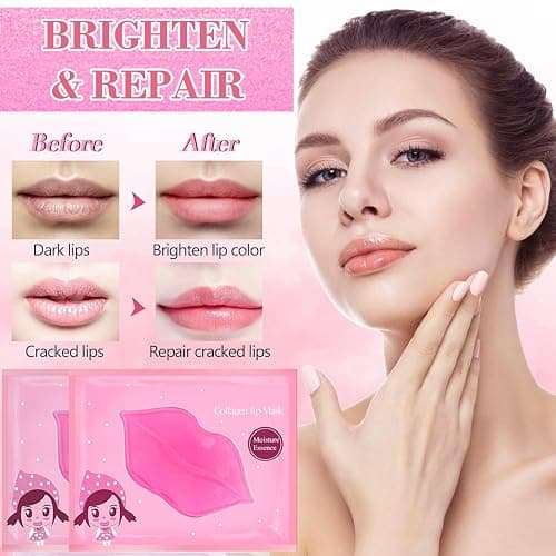 20 Pairs Lip Mask & Eye Mask, Under Eye Patches, Lip Mask Skincare, Bridesmaid Gifts, Party Supplies, Gifts for Women, Bulk Gifts for Women, Girl Stuff, Bachelorette Party Favors, Mothers Day Gifts thumbnail 6