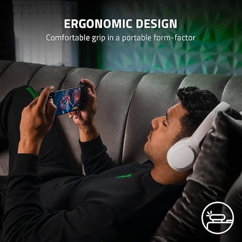 Razer Kishi V2 Mobile Gaming Controller for iPhone (Lightning): Console Quality Controls - Universal Fit w/ Extendable Bridge - Stream PC, Xbox, PlayStation Games - Customizable Triggers - Ergonomic thumbnail 6