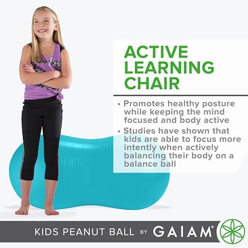 Active Seat Peanut Shaped Bounce Desk Chair, Exercise Yoga Balance Sitting Ball thumbnail 4