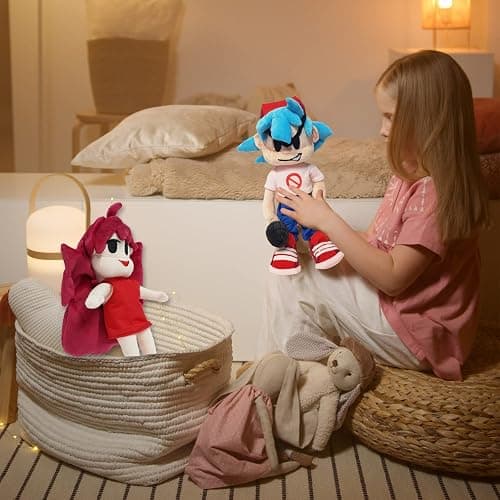 Leobbyli Friday Nigh Funki Plush 2 Pcs Merch-Cute Plush Toys for Children-9.9 Inch (Boyfriend&Girlfriend) thumbnail 7