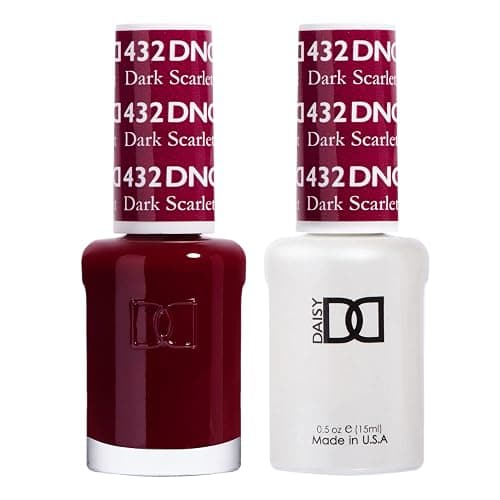 DND Gel Polish Set, Red Collection, UV/LED GelPolish and Air Dry Nail Lacquer, Matching Chip-Free Polish Duo, 0.5 Fl Oz Each - Image 1