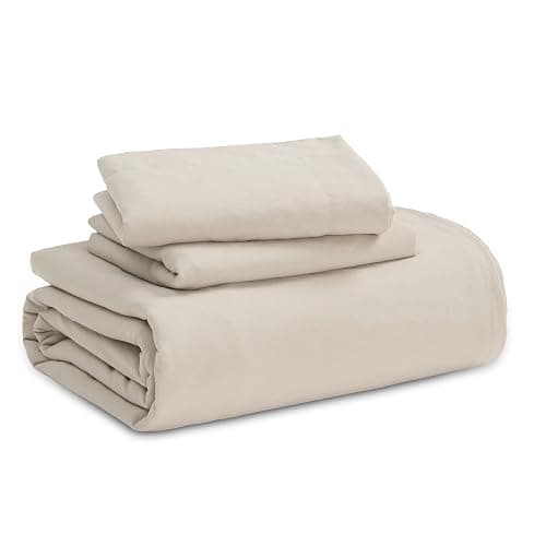 Bedsure Duvet Cover Queen Size with Fitted Sheet - 4 Pieces Prewashed Cotton-Like Extra Soft Bedding Set, Includes 1 Duvet Cover 90x90 Inches with Zipper Closure, 2 Pillow Shams, 1 Fitted Sheet, Linen thumbnail 9