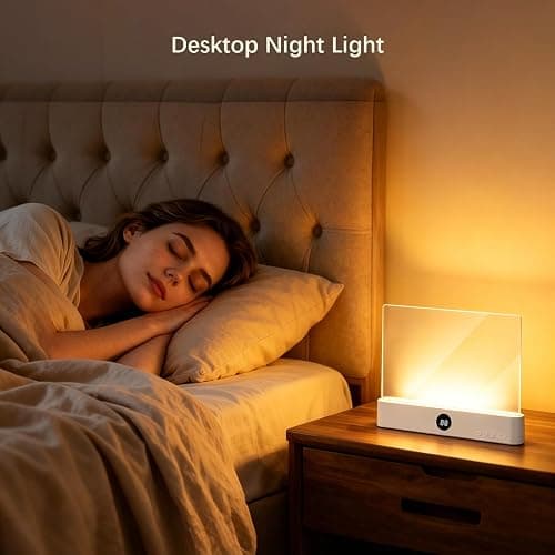 Choudao LED Book Light & Night Light 2 in 1, Flat Reading Light, Black | 3 Color Temperatures & Stepless Dimming, USB Rechargeable Full Page Light with Timer for Night Reading in Bed thumbnail 7