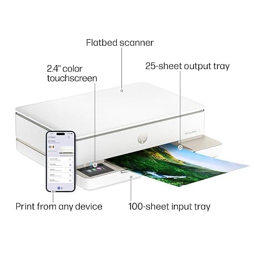 HP Envy 6155e Wireless All-in-One Color Inkjet Printer, Portobello, Print, scan, copy, Duplex printing Best-for-home, 3 month Instant Ink trial included, AI-enabled (714L5A) thumbnail 6