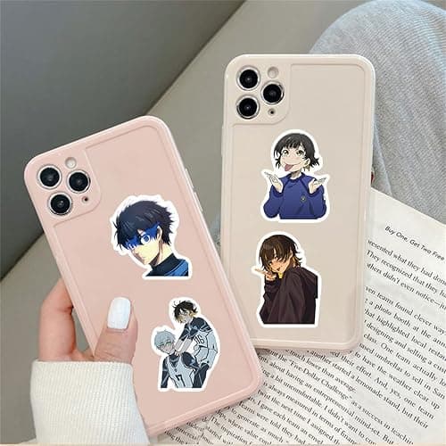 Blue Lock Anime Stickers for Kids,50PCS Cool Cartoon Anime Deals Laptop Water Bottle Bike Skateboard Luggage Computer Phone Case Snowboard Stickers for Kids Teens thumbnail 3