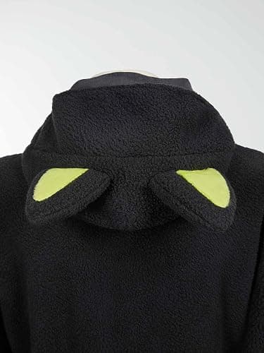 Micotaku Miraculous Unisex Cat Noir Onesie Pajama Set Officially Licensed Cospaly Costume Onesie Paw Gloves Eye Mask Belt thumbnail 9