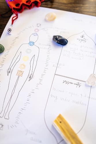 Reiki Distant Session Chakra Healing Board | Physical Printed 8.5" x 11" inches Crystal Healing Meditation Pack of 50 thumbnail 3