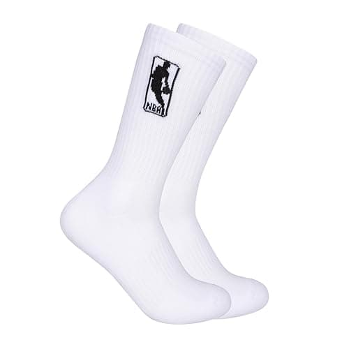 Ultra Game Men's NBA Official Athletic Cushioned Secure Fit Crew Socks-6 Pack thumbnail 2