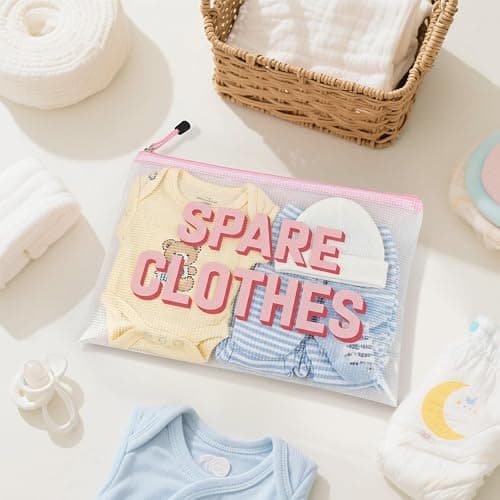 4Pcs Diaper Bag Organizing Pouches Hospital Diaper Bag Organizing Clear Waterproof TPU Kids Toiletry Storage Set Makeup Travel Packing Clutch Cube Bags for Baby Nursing thumbnail 2