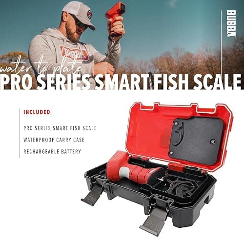 BUBBA Pro Series Smart Fish Scale - Tournament Fishing Tool with Bluetooth & Rechargeable Battery - 3 Modes, Digital Color Screen, 60lb Limit thumbnail 6