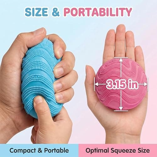 Fuzz Ball Squishy Stress Ball Toy,Slow Rising Memory Foam Fidget Squishy Fuzz Balls Adults Anxiety Stress Relief Toys,Party Favors Gift for Focus&Relaxation thumbnail 3