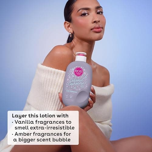 eos Shea Better Holiday Body Lotion, Caramel Cashmere, Limited Edition Skin Care, 24-Hour Moisture, Body Lotion for Women, Vegan, 16 fl oz thumbnail 3