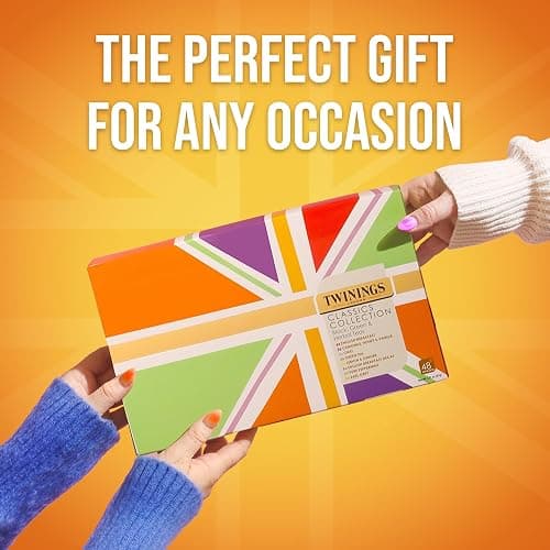 Twinings Tea Classics Collection Gift Box Variety Sampler, 48 Tea Bags (Pack of 1), Enjoy Hot or Iced, Includes Black, Herbal, Green, & Chai Teas thumbnail 4