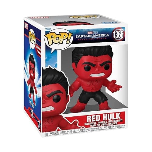 Funko Pop Super: Captain America: Brave New World - Red Hulk - Collectable Vinyl Figure - Gift Idea - Official Merchandise - Toys for Kids & Adults - Superheroes Fans - Model Figure for Collectors - Image 1