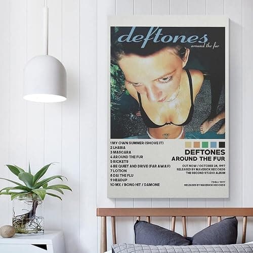 SIPMAN Deftones Around The Fur Canvas Print Home Decorations Posters For Room Aesthetic Wall Art Poster Unframe 12x18inch(30x45cm) thumbnail 3