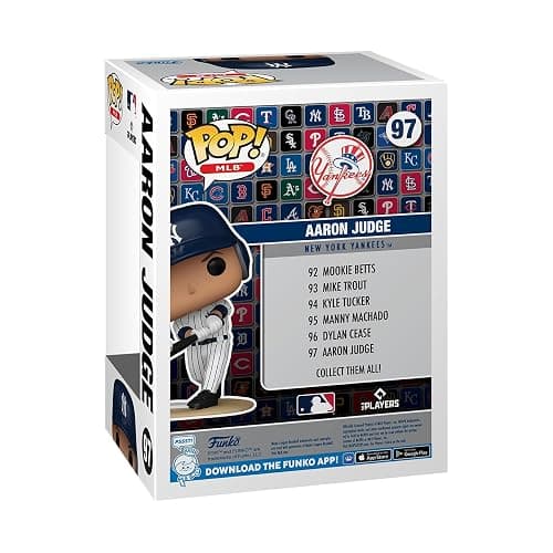Funko POP! MLB: Yankees – Aaron Judge - Collectable Vinyl Figure - Gift Idea - Official Merchandise - for Kids & Adults - Sports Fans - Model Figure for Collectors and Display thumbnail 3
