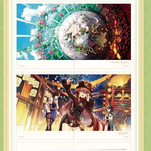 RZAHUAHU G-I 2025 Official Illustration Original Merch Collection Set Vol.3（Game Version 3.0-3.8） (Vol.3) thumbnail 2