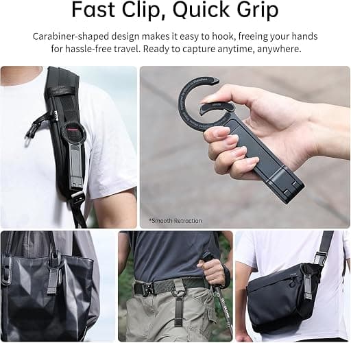 ULANZI MA30 Magnetic Phone Tripod Stand for iPhone with Magnetic Selfie Light White thumbnail 8