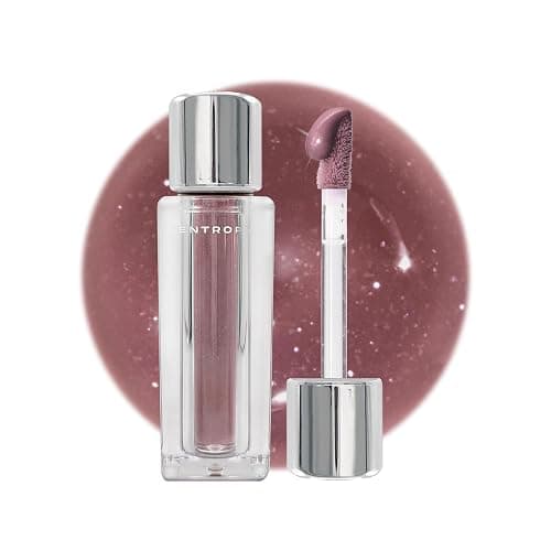 ENTROPY MAKEUP Tulle Lip Gloss, Lightweight 3D Pearl Shimmer, Ultra-Gloss High Shine, Non-Sticky Moisturizing Lip Gloss with Peptide Complex, Robe - Image 1