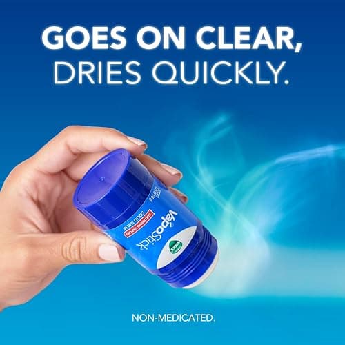 Vicks VapoStick, Solid Balm, No Mess, Soothing Non-Medicated Vicks Vapors, Easy-To-Use No-Touch Applicator, Quick Dry, Lightweight Skin Feel, 1.25oz x 2 thumbnail 4
