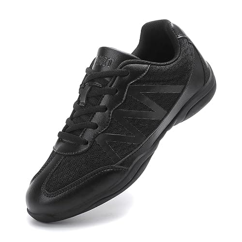 Kvwqoty Damen Cheerleading Schuhe Cheer Turnschuhe für Mädchen Jugend Cheerleader Tanz Sneaker Tanzschuhe rutschfeste Gymnastik Jazz Yoga Trainingschuhe - Image 1