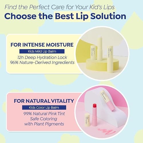 GOONGBE Kids' Color Lip Balm - Korean Kids Red Tint Lip Balm for Chapped and Cracked Lips with Natural Pigments - Hydrating Lips with Plant Oils and Shea Butter - Allergen Free Scent, 0.1 oz. thumbnail 7