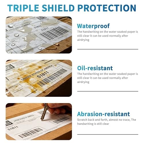 9527 Product Fanfold 4 x 6 Direct Thermal Labels White Perforated Shipping Labels, 500pcs per Stack,1 Stack thumbnail 4