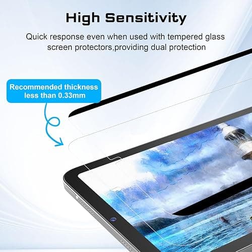FOJOJO Magnetic Paper Screen Protector for iPad Mini 7 2024 (A17 Pro) & iPad Mini 6 8.3 Inch,Detachable and Reusable Nano Adsorption High Sensitive Anti Glare Matte Film for Note-Taking,Drawing, Art thumbnail 5
