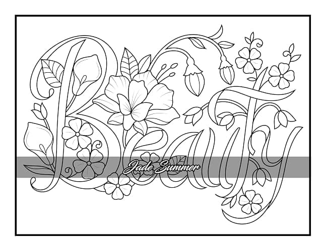 100 Flowers: An Adult Coloring Book with Bouquets, Wreaths, Swirls, Patterns, Decorations, Inspirational Designs, and Much More! thumbnail 88