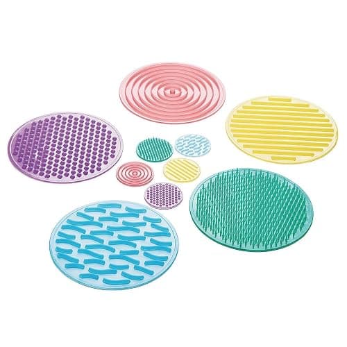 TickiT - Set de 10 disques sensoriels texturés - Silicone - 54517 - Image 1