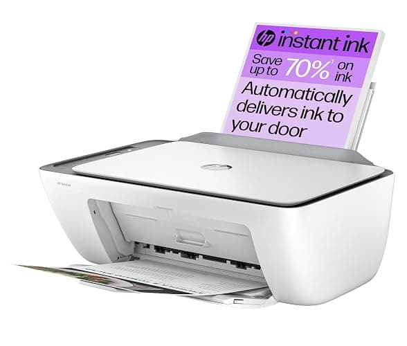 HP DeskJet 2820e All in One Printer | Perfect for Home | Colour | Wireless | Print, Scan & Copy | 3 Months of free Instant Ink | Easy Setup & Reliable Wi-Fi| Cement thumbnail 2