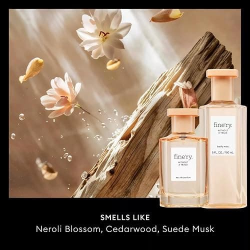 Fine'ry Without a Trace Eau de Parfum – Long-Lasting Perfume for Women | Neroli, Cedarwood & Skin Musk | Citrus, Woody Scent | Elegant Gift for Her | Travel Size thumbnail 2