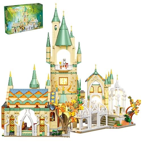 HJPLPXH Magic Medieval Castle Architecture Building Block Sets, Creative Ideals Gifts for Boys Girls Adults (1555PCS) thumbnail 4