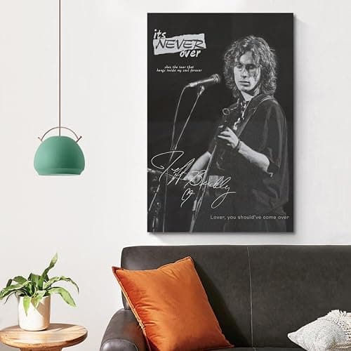 JHAMZPOSTER Jeff Buckleys Poster Vintage Music Poster Canvas Art Aesthetic And Wall Art Picture Decorstyle 12x18inch(30x45cm) thumbnail 4
