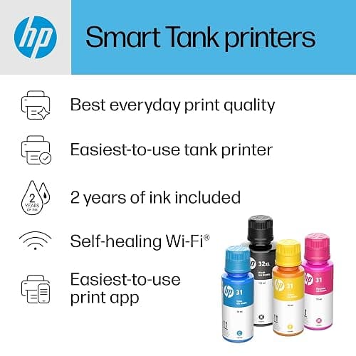 HP Smart Tank Plus 651 Wireless All-in-One Printer, Ink Tank Printer-for-Home Use, 2 Years of Ink Included Auto Document Feeder, Mobile Print, Scan, Copy, Fax. (7XV38A) thumbnail 9